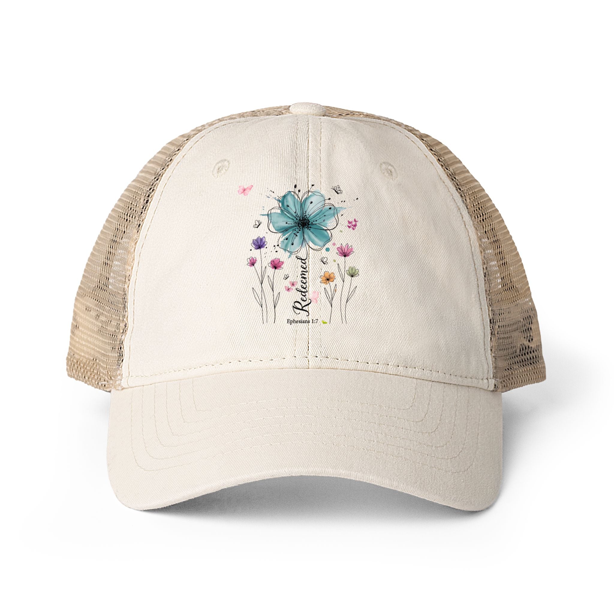 Women's Washed Mesh-Back Cap
