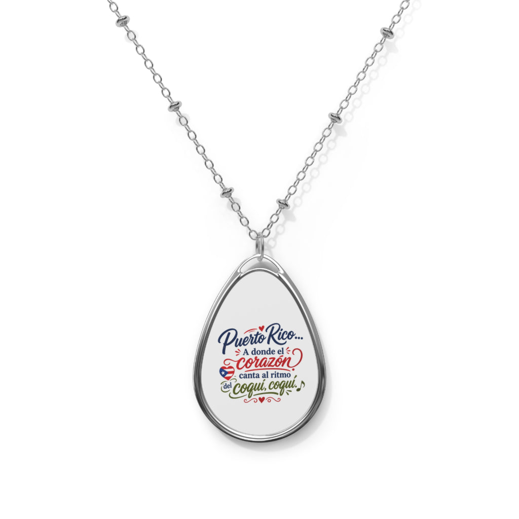 Oval Necklace - Puerto Rico