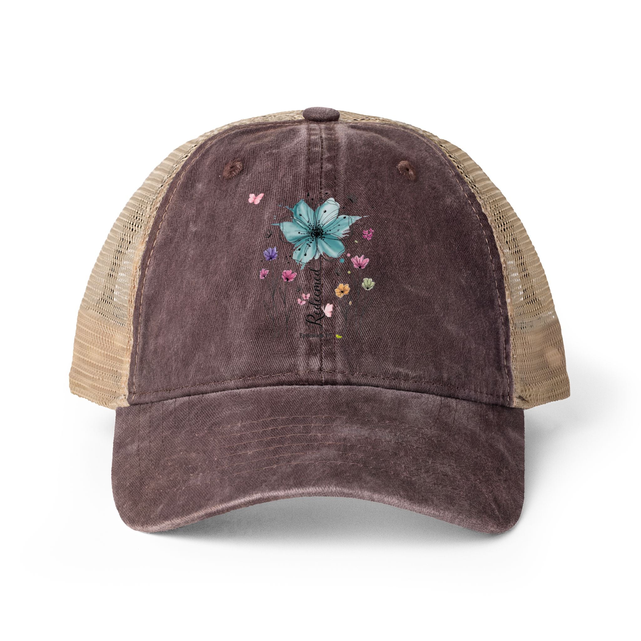 Women's Washed Mesh-Back Cap