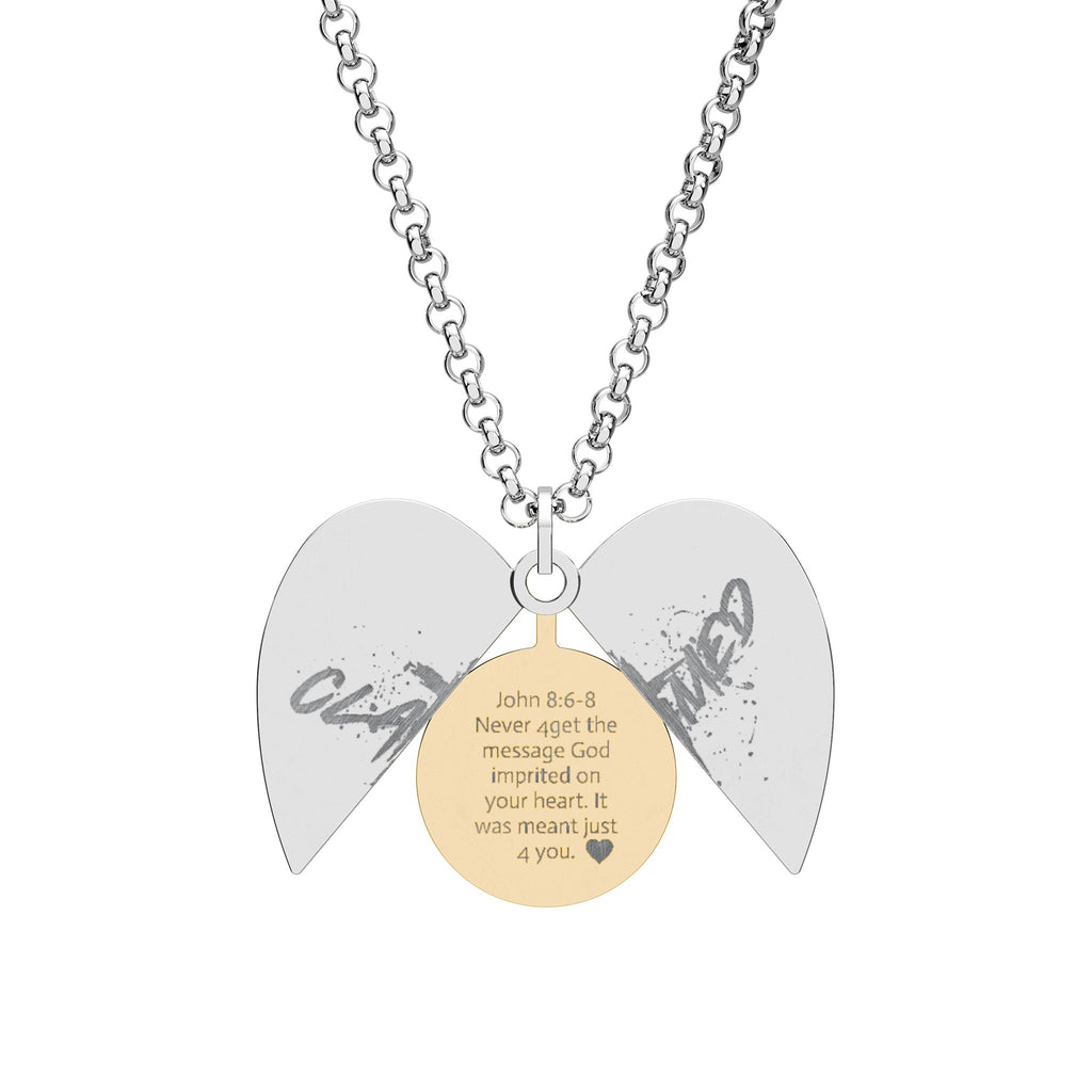 Hidden Message Heart Necklace (Engraving) - A secret message of love for you.