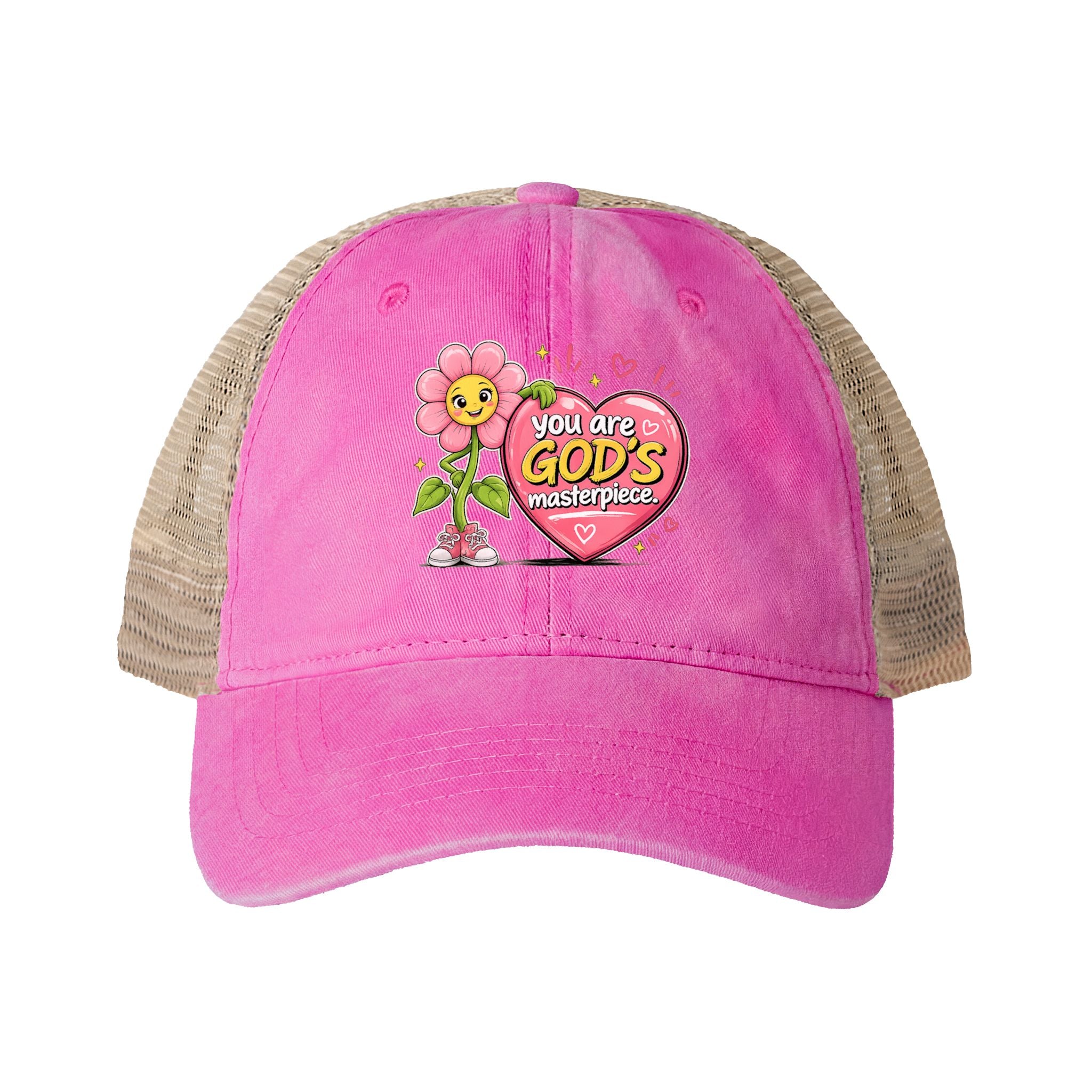 Women's Washed Mesh-Back Cap - Faith