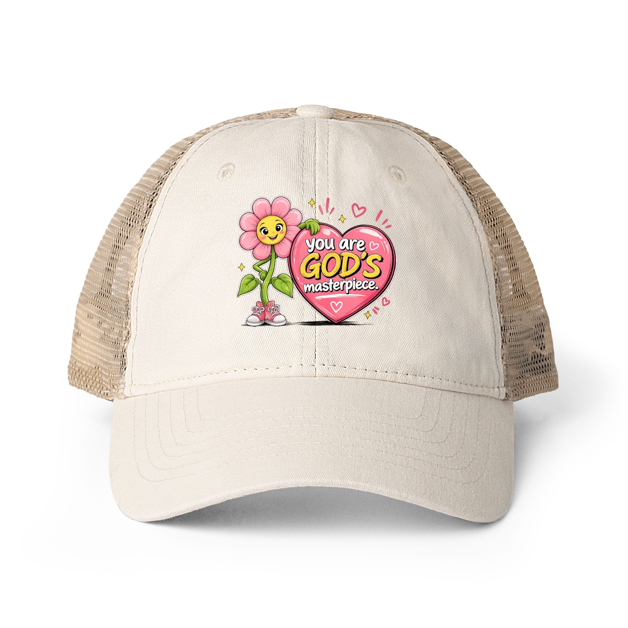 Women's Washed Mesh-Back Cap - Faith