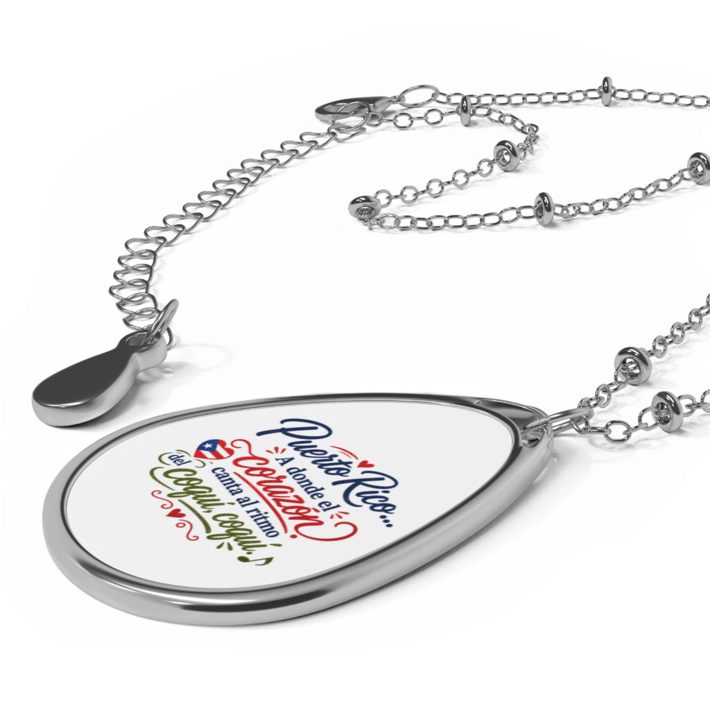 Oval Necklace - Puerto Rico