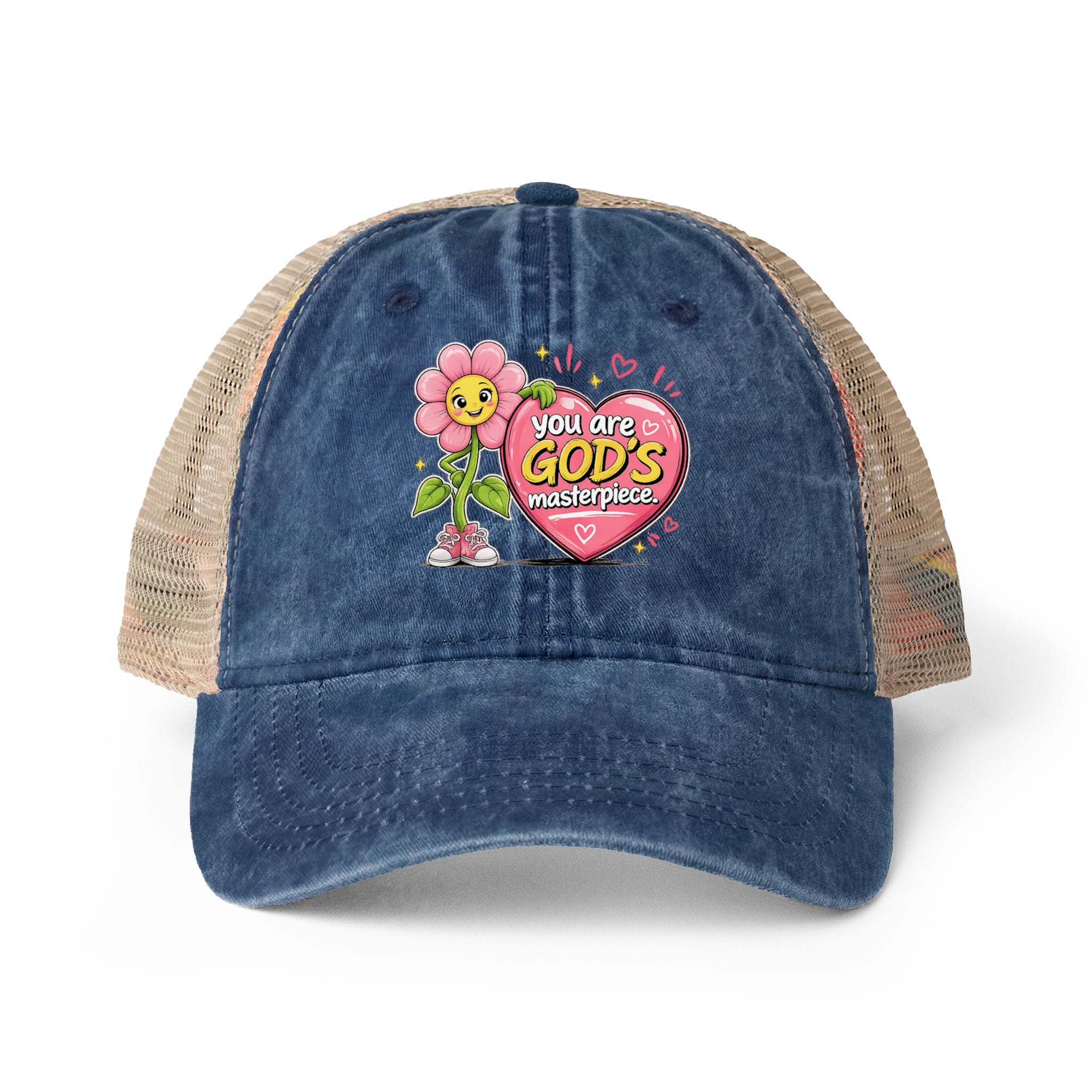 Women's Washed Mesh-Back Cap - Faith