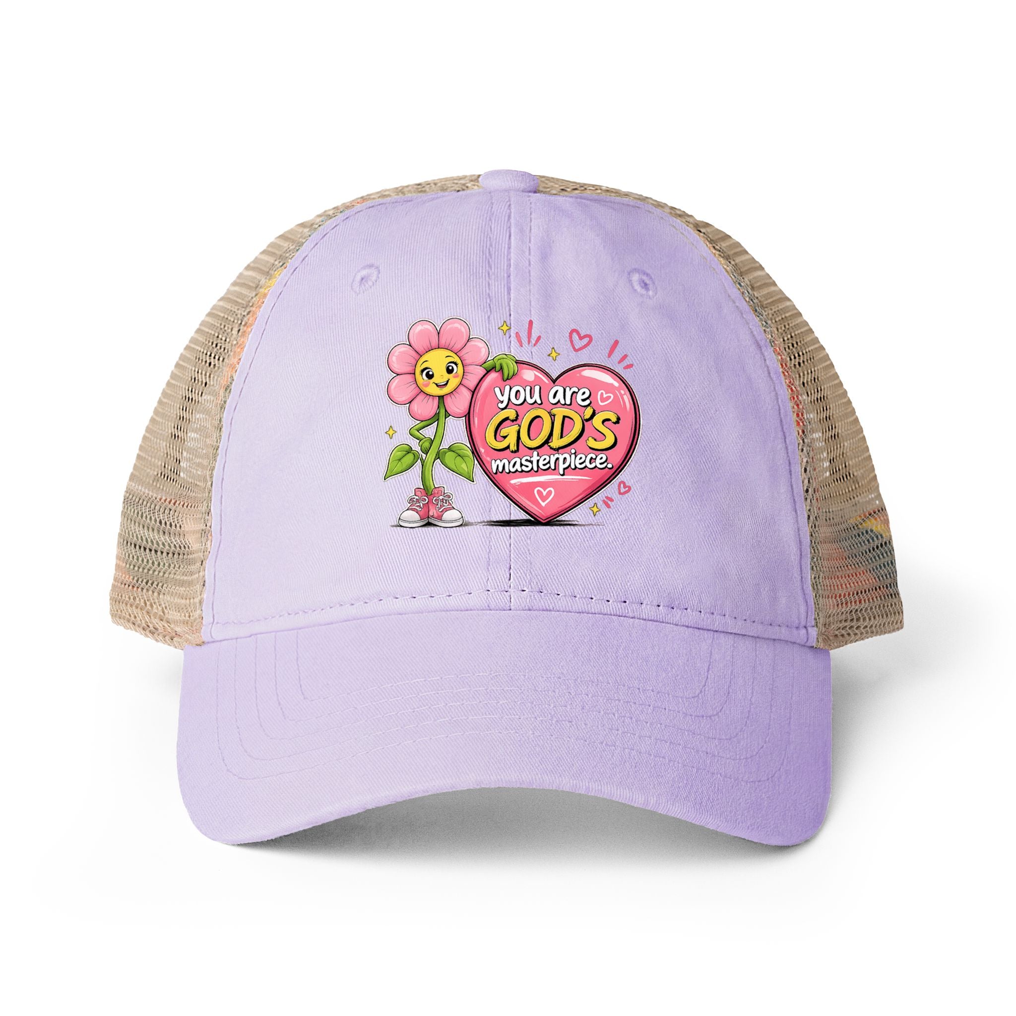Women's Washed Mesh-Back Cap - Faith