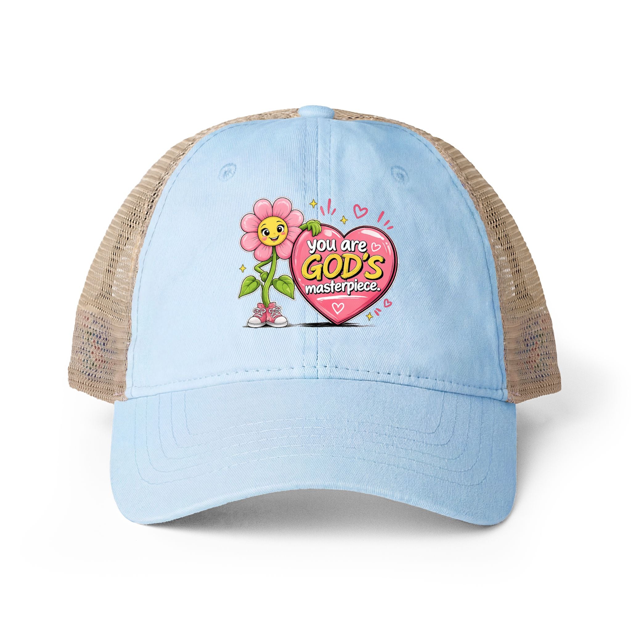 Women's Washed Mesh-Back Cap - Faith
