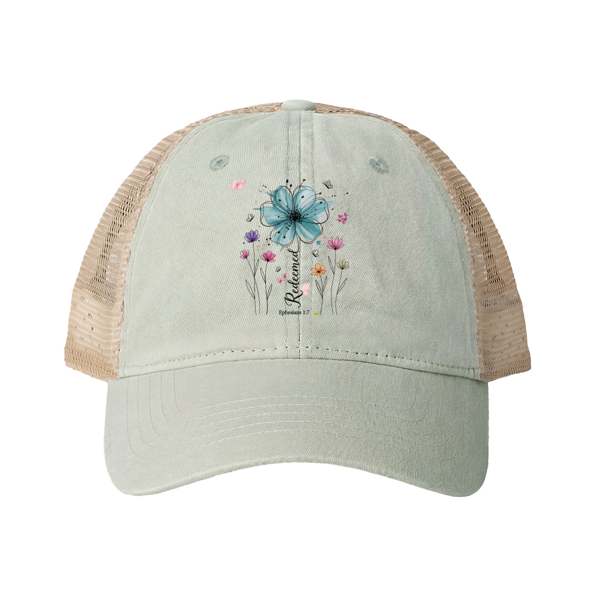 Women's Washed Mesh-Back Cap