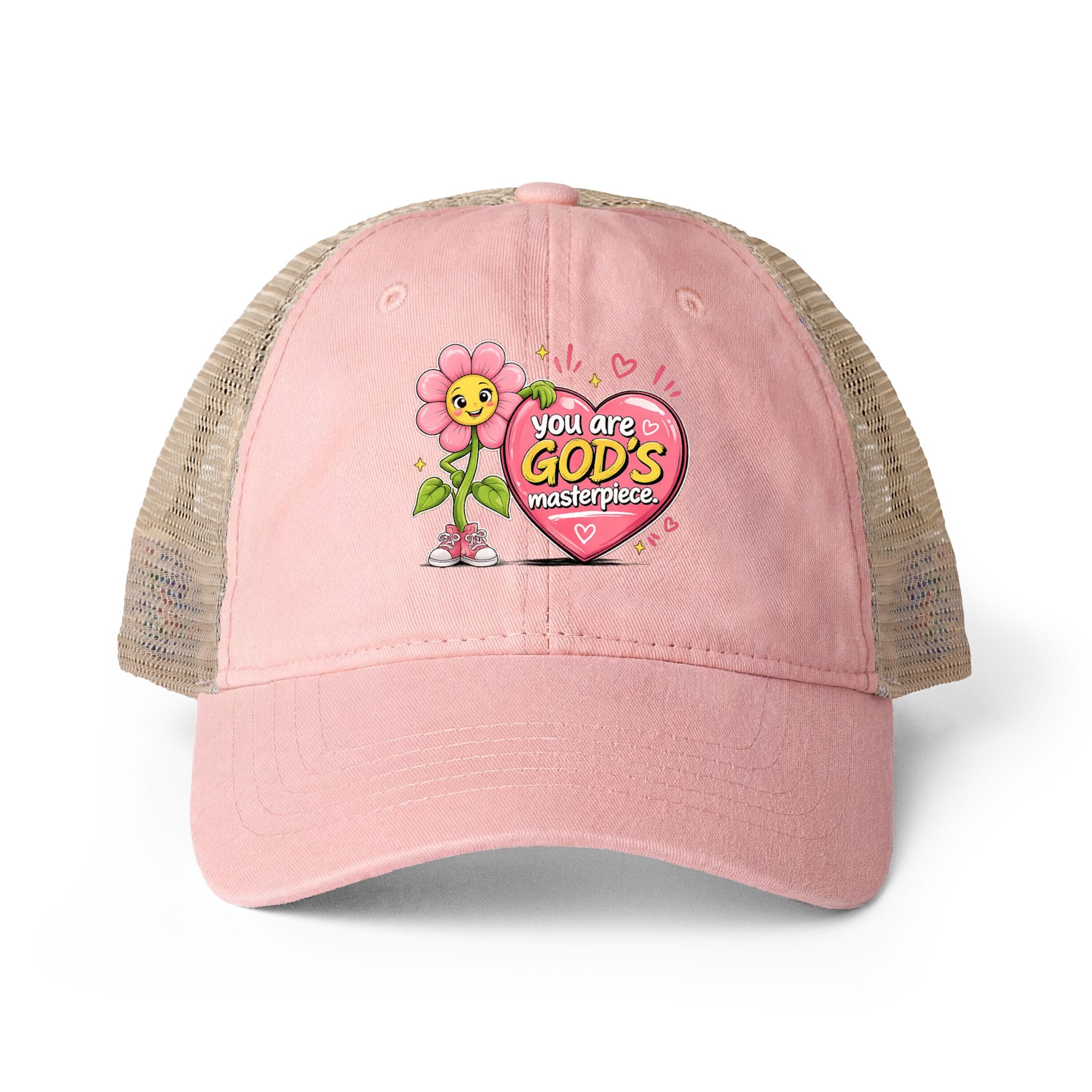 Women's Washed Mesh-Back Cap - Faith