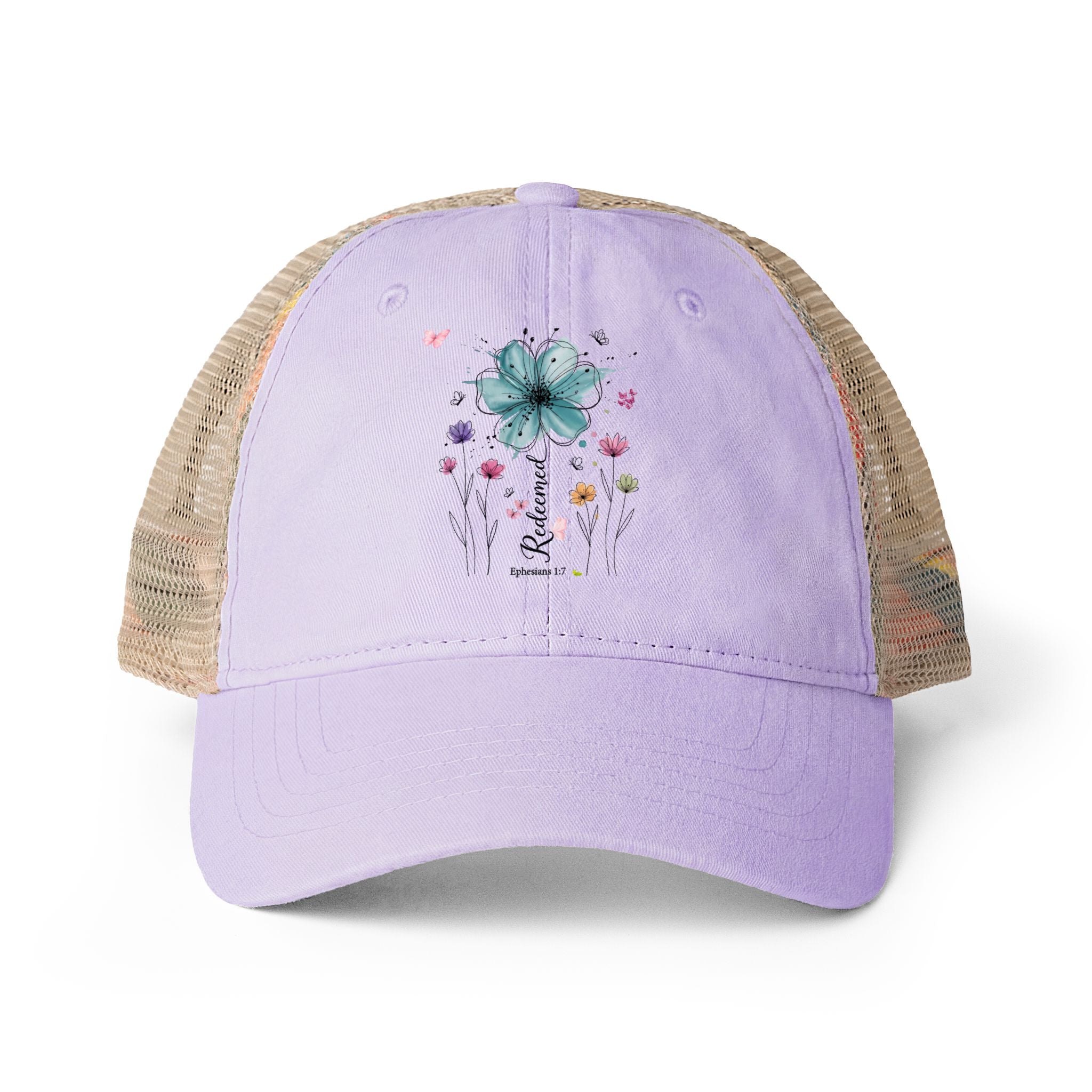 Women's Washed Mesh-Back Cap